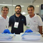 Fabio Guilhem, da Costa Cruzeiros, entre Alceu e Aloisio Figueiredo, da VCP