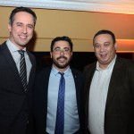 Fabio Guilhem, da Costa Cruzeiros, entre Umberto Nocelli e Erivaldo Silva, da Flytour MMT