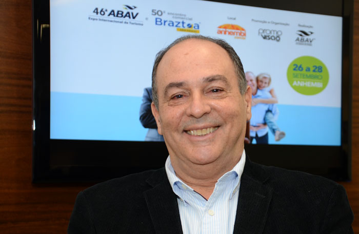 Presidente de Abavs realizam famtour para Itália Geraldo Rocha, presidente da Abav Nacional