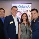 Leo Salazar, Patrick Yvars, Jane Terra e Andre Almeida, do Visit Orlando