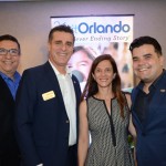 Leo Salazar, Patrick Yvars, Jane Terra e Andre Almeida, do Visit Orlando Leo Salazar, Patrick Yvars, Jane Terra e Andre Almeida, do Visit Orlando