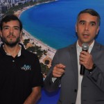 Marcelo Bento, da Azul Viagens, e Rafael Brito, secretário de Turismo de Alagoas