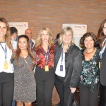 Mariam Maletti, Cristina Martins, Cristina Rached, Annette Taeuber, Magda Moraes e Gabriela Klose, do Grupo Lufthansa