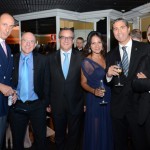 Massimo Brancaleoni, da Costa, Aldo Leone, da Agaxtur, Filippo La Rosa, cônsul, e Alessandra Rustico, Dario Rustico e Mario Alovisi, da Costa