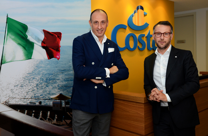 Costa Cruzeiros: "Vamos aumentar a oferta e diversificar nosso produto" 1 Massimo Brancaleoni e Mario Alovisi