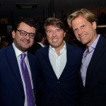 Matthew Johnson e Alberto Muñoz, da Royal Caribbean, com Ricardo Amaral, da R11 Matthew Johnson e Alberto Muñoz, da Royal Caribbean, com Ricardo Amaral, da R11