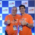 Michael Barkoczy, presidente da Flytour MMT Viagens, e Christiano Oliveira, presidente do Grupo Flytour