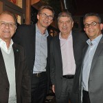 Orlando Sousa, do Fohb, Franck Pruvost e Francisco Sobrinho, da Accor, e Paulo Salvador, da Omnibees
