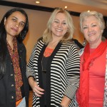 Paula Izidorio, da D'orio Turismo, Rute Garcia, consultora de viagem, e Dorienne Venturini, da DD Turismo