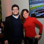 Paulo Biondo, da Agaxtur, e Luciana Veiga, da Copa Airlines Paulo Biondo, da Agaxtur, e Luciana Veiga, da Copa Airlines