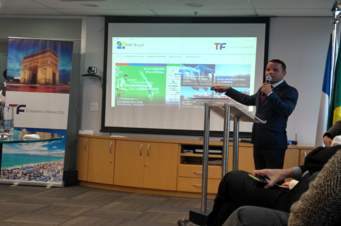 Recém-criado, Turismo Francês já busca ser referência no mercado franco-brasileiro 2 Andre Raynaud durante evento de apresentação da nova empresa