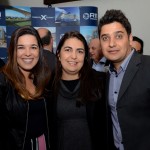 Sabrina Moretti e Marcelo Gomes, da R11, com Fernanda Furlan, da Queensberry