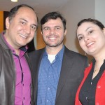 Sandro Ribeiro, Ronaldo Leite e Andressa Ribeiro, da Go Tur Sandro Ribeiro, Ronaldo Leite e Andressa Ribeiro, da Go Tur