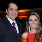 Saulo Costa, da GS Travel, e Patricia Graciano, da CVC Corp