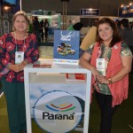 Vania Lucia Climinacio, da Secretaria de Turismo do Paraná, e Vera Lucia, da Paraná Turismo