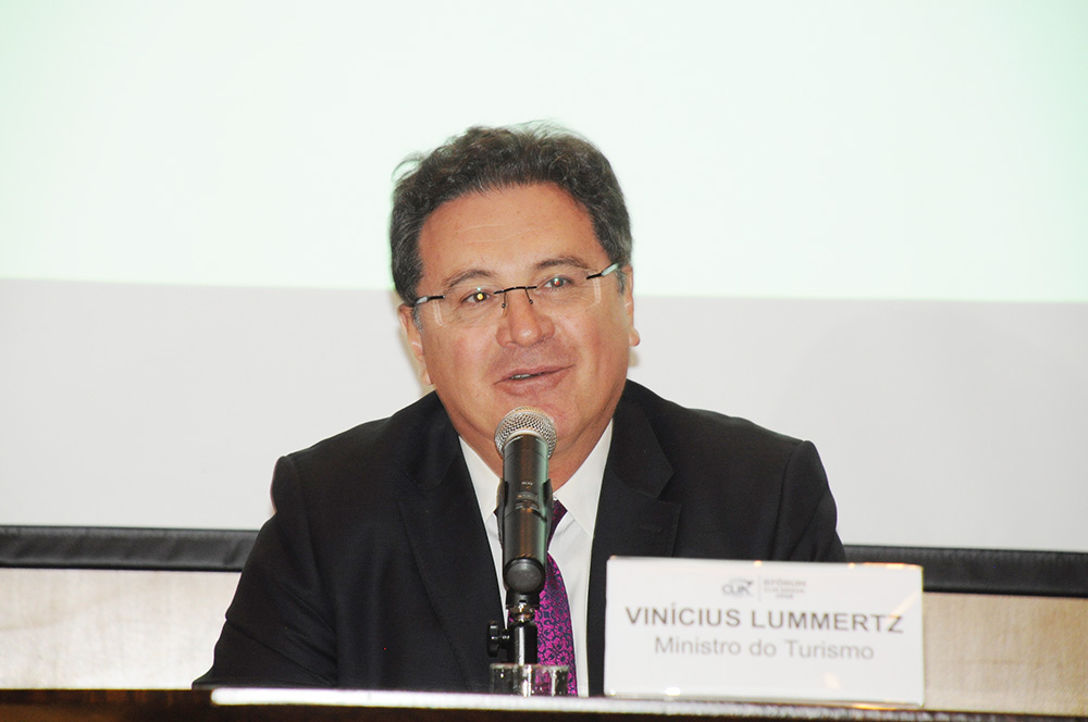 II Fórum Clia Brasil 2018 debate desafios e investimentos dos cruzeiros no Brasil 3 Vinicius Lummertz, Ministro do Turismo