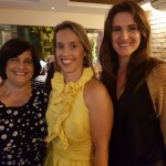 Marcia Galvão, da NCL, Giselle Manzini, da Perfect Cruises, e Glaucia Mayr, da Regent Seven Seas