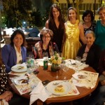 Suzana Ferraz, da Prima Turismo, Maria Lucia, da Quantomais, Glaucia Mayr, da Regent, Giselle Manzini, da Perfect Cruises, Marcia Galvao, da NCL, Maria Marta Fichtner e Regina Masiero, da Multitravel, e Gabriela Palermo, da CGP