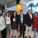 Martim Diniz, do SeaWorld, Mari Masgrau, do M&E, Andrea Gabel, de St. Pete, Rafaella Brown, do Visit Florida, Adonai Arruda Filho, da BWT, Roy Taylor, do M&E, Ana Fernandez, de St. Pete, e Rosa Masgrau, do M&E