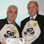 Alfredo Lopes, presidente da ABIH-RJ, e Michel Tuma Ness, presidente da Fenactur e fundador do Clube do Feijão Amigo Alfredo Lopes, presidente da ABIH-RJ, e Michel Tuma Ness, presidente da Fenactur e fundador do Clube do Feijão Amigo
