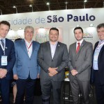Andre Sanches e Eduardo Colturato, da São Paulo Turismo, Orlando Faria, e Junior Fagotti, Prefeitura de São Paulo
