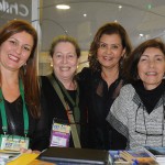 Andrea Revoredo, do Rio CVB, Miriam Cutz, da Setur-RJ, Teté Bezerra, da Embratur, e Juliana Salim, da Setur-RJ