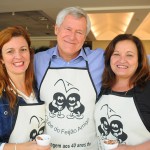 Andrea Revoredo e Marcia Pessoa, do RioCVB, com Lucio Macedo, da Riotur Andrea Revoredo e Marcia Pessoa, do RioCVB, com Lucio Macedo, da Riotur