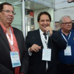 Benedito Braga, subsecretário do Turismo da Bahia, José Alves, secretário de Turismo da Bahia, e Roy Taylor, do M&E