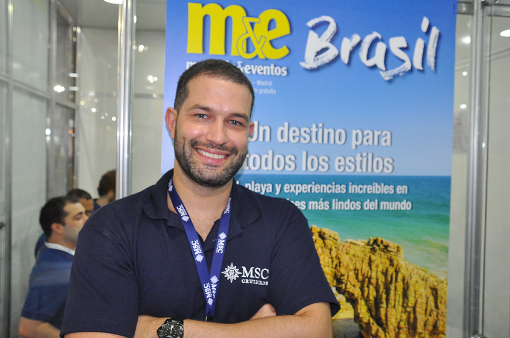 Bruno Cordaro, gerente comercial da MSC Cruzeiros