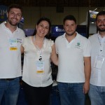 Bruno, Lizandra Pajak, da Aviareps, Adonai Arruda e Gabriel Cordeiro, da BWT