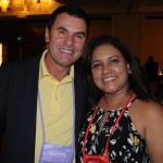 Claudio Dasilva, do BrazilTM, e Marisol Berrios, de Tampa Bay