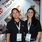 Cynthia Ayumi e Natali Siqueira, da Trade Tours
