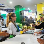 E o Bar Brasil, no estande da Embratur na FIT 2018, já começou a servir comidas típicas