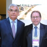 Eduardo Pinho Moreira, governador de SC, e Valdir Walendowsky, secretário de Turismo de SC