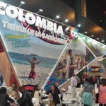 Estande da Colômbia destacou a nova campanha Tierra de La Sabrosura