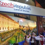 Estande da República Tcheca contou com apresentações de dança
