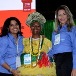 Fernanda Matos, Marly Trindade e Silvana Lins, da Bahiatursa