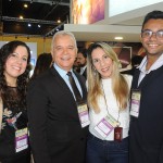 Fernanda Toloza, da Journeys, José Geraldo Filho, do Windsor, com Flavia Morgado e Eduardo Feitosa, do Arena Hotéis
