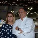 Geraldo Rocha, presidente da Abav, Iria Rocha, da GR Turismo