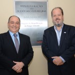 Geraldo Rocha, presidente da Abav Nacional, e Eduardo Sanovicz, presidente da Abear