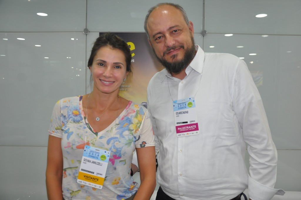 Giovana Jannuzzelli, Gerente Executiva, e Eduardo Murad Júnior, Diretor Executivo da Alagev