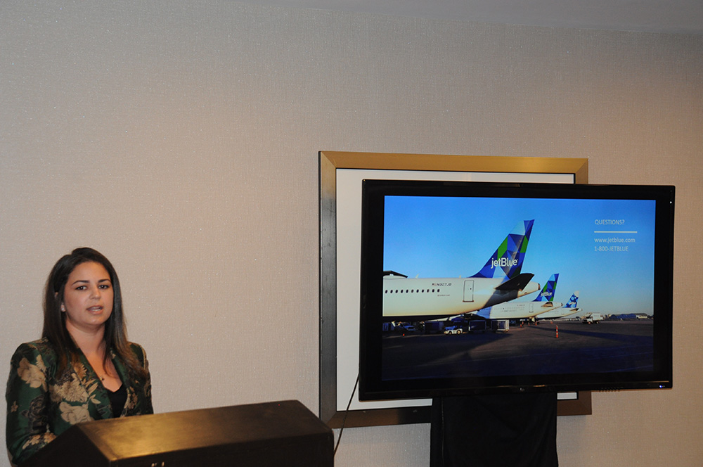 Maior aérea de Fort Lauderdale, JetBlue estuda operações na Costa Oeste dos EUA 1 Giselle Cortes, diretora de Aeroporto Internacionais da JetBlue