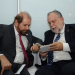 Guilherme Paulus, da GJP, e Enrique Martin-Ambrosio