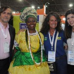 Jean-Phillipe Perol, da Cap Amazon, a baiana Marly, Mari Masgrau, do M&E, e Fernanda Sarubi, da Cap Amazon