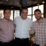 Jefferson Rocha e Marcio Nogueira, do HotelDO, e Marcus Soares, da Virazóm Viagens