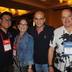 Juan Carlos, da TravelCompositor, Dymary Oyala, do Holiday Inn St. Pete, Shadi Cbaaban, de Lina Tour Panama, Luis Calle, CEO da Camar