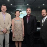 Junior Aprillanti, secretário de Turismo de São Paulo, Bianca Colepicolo, secretária adjunta de São Paulo, Leandro Marcel Garcia, presidente  do Fornatur, e José Adriano Donzelli, da Goiãs Turismo