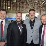 Júnior Aprillante, secretário de São Paulo, Leandro Gomes, do Fornatur, Sérgio Leitão, ministro Cultura, e Guilherme Paulus, da GJP