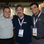 Luiz Araujo, da Disney, Alexandre Lima, da New It, e Renato Gonçalves, da Universal
