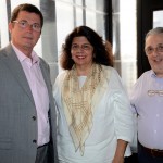 Luiz Moura, da US Travel, Jussara Haddad, do Consulado dos EUA, e Leslie Benveniste, de TampaBay